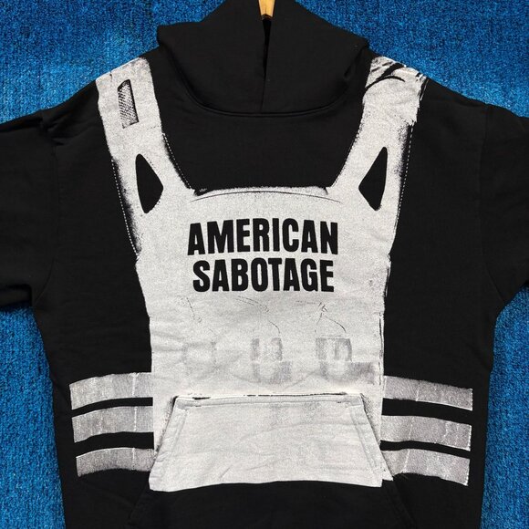 Asap Rocky Americana Sabotage Rap Hoodie Size 2XL - Picture 2 of 4